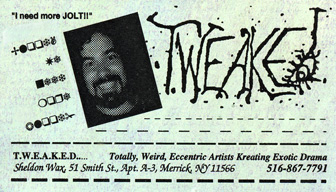 T.W.E.A.K.E.D. business card